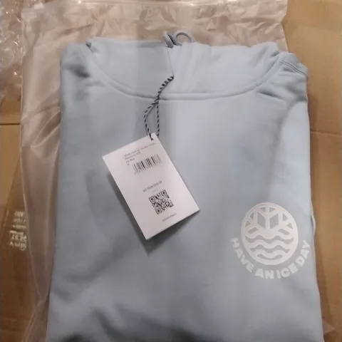BOX OF MIXED ASSORTMENT OF BRAND NEW BRASS MONKEY CLOTHING ITEMS INCLUDING - HOODIES - SIZES M  - APPROXIMATELY X14 ITEMS
