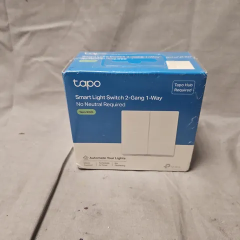 BOXED AND SEALED TP-LINK TAPO SMART LIGHT SWITCH 2-GANG 1-WAY NO NEUTRAL REQUIRED – BOXED