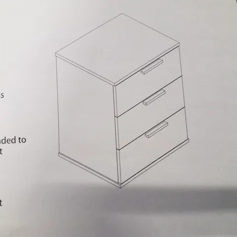 BOXED CLIPOP DRAW CABINET 460×420×600CM - WHITE