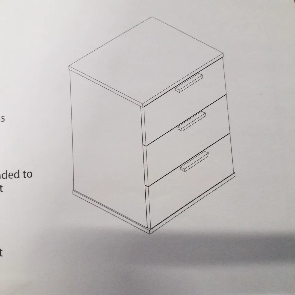 BOXED CLIPOP DRAW CABINET 460×420×600CM - WHITE