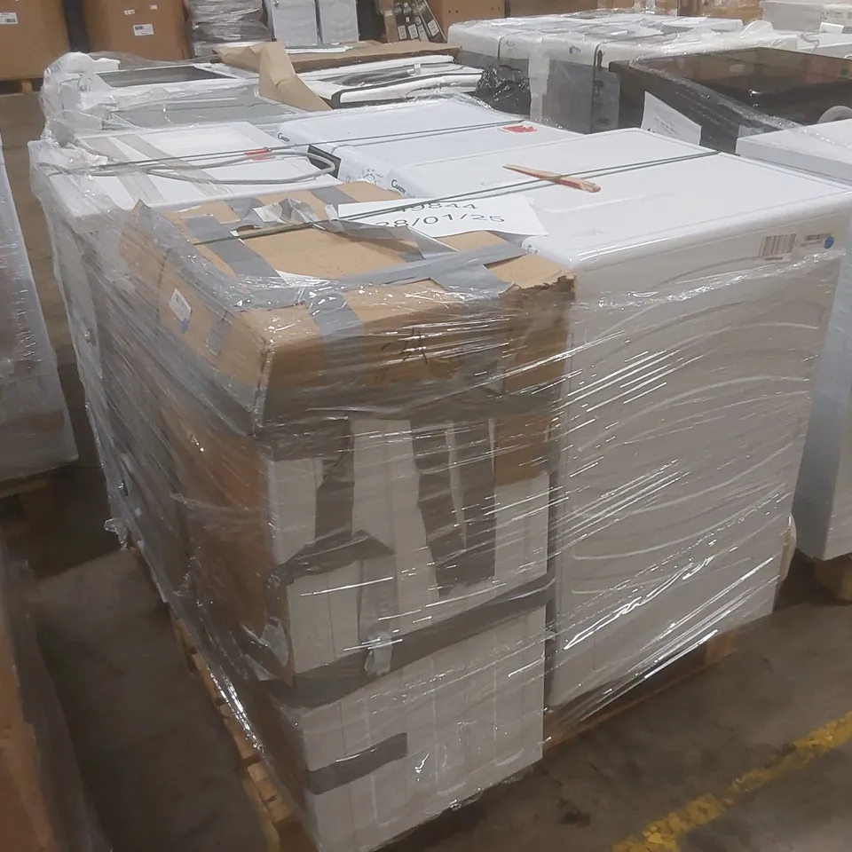 PALLET OF APPROXIMATELY 4 UNPROCESSED RAW RETURN WHITE GOODS TO INCLUDE;