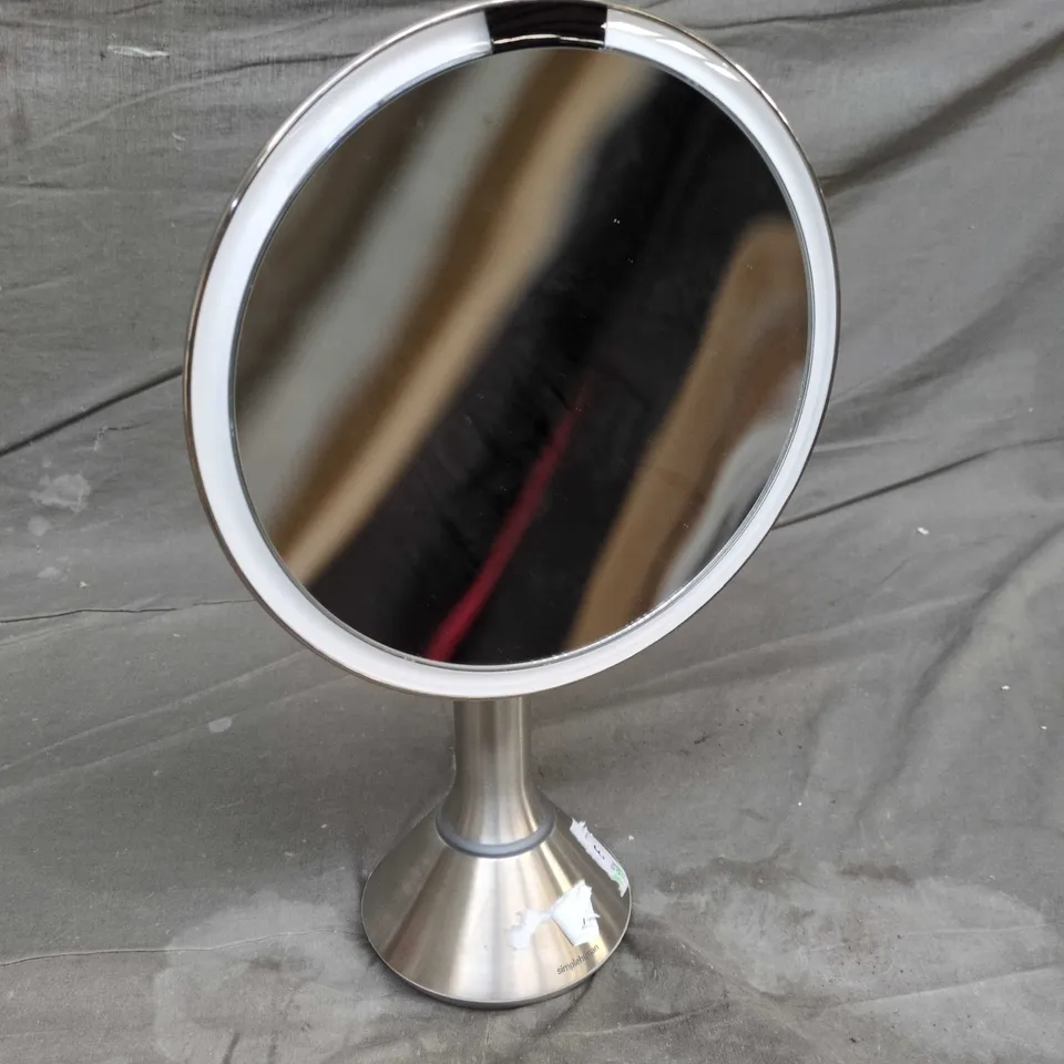 SIMPLEHUMAN 20CM SENSOR MIRROR WITH TOUCH-CONTROL BRIGHTNESS 10X MAG
