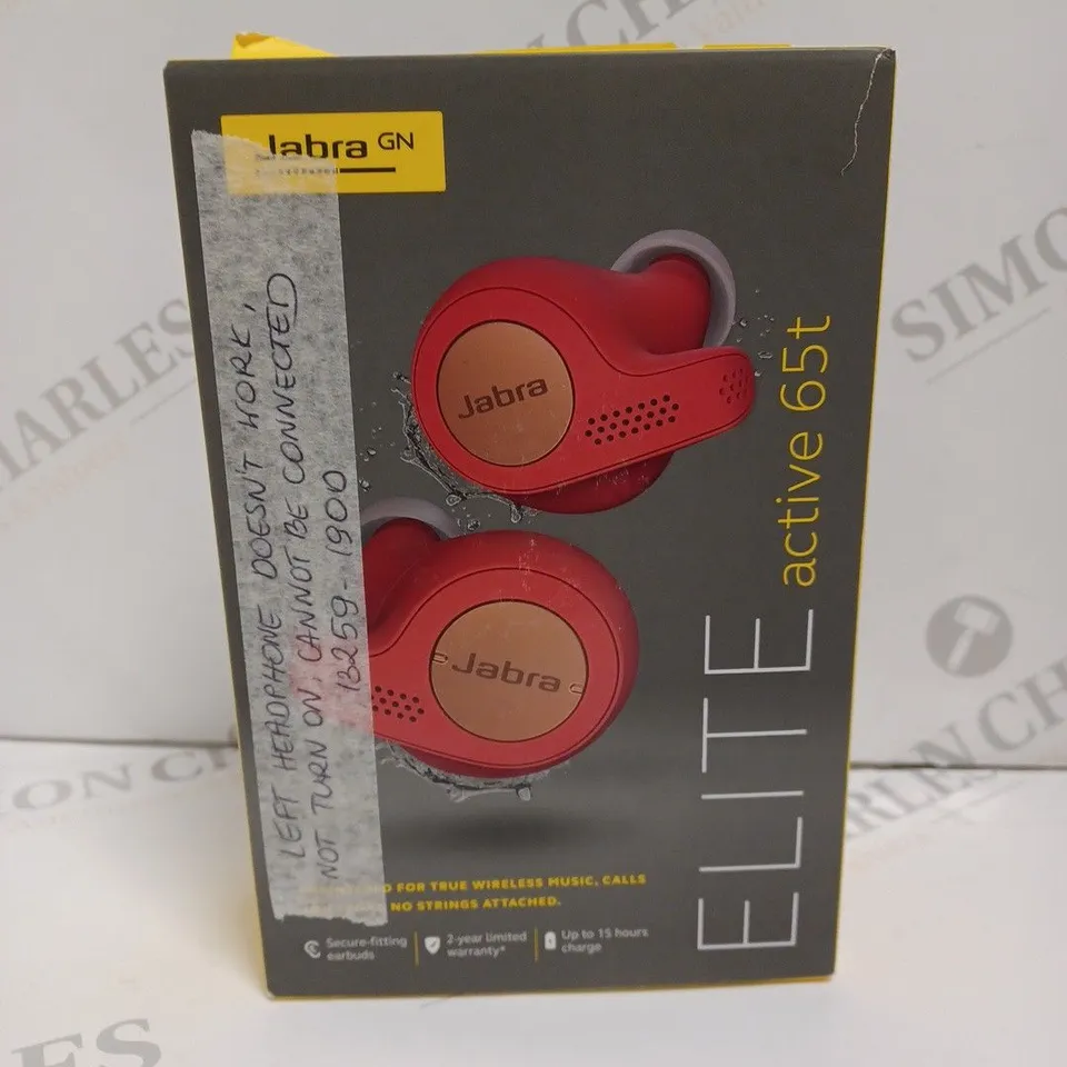 BOXED JABRA ELITE ACTIVE 65T EARBUDS