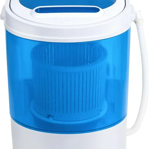 BOXED DISPLAY4TOP PORTABLE MINI WASHING MACHINE SPIN CYCLE W/BASKET - BLUE