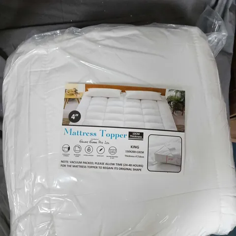 MATTRESS TOPPER – KING SIZE (150 X 200 CM), 10 CM THICK