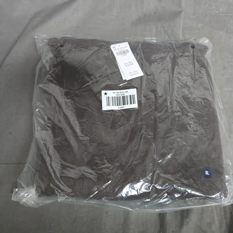 BAGGED HOLLISTER HOLLISTER FEEL GOOD BOXY HOODIE IN BROWN - XL