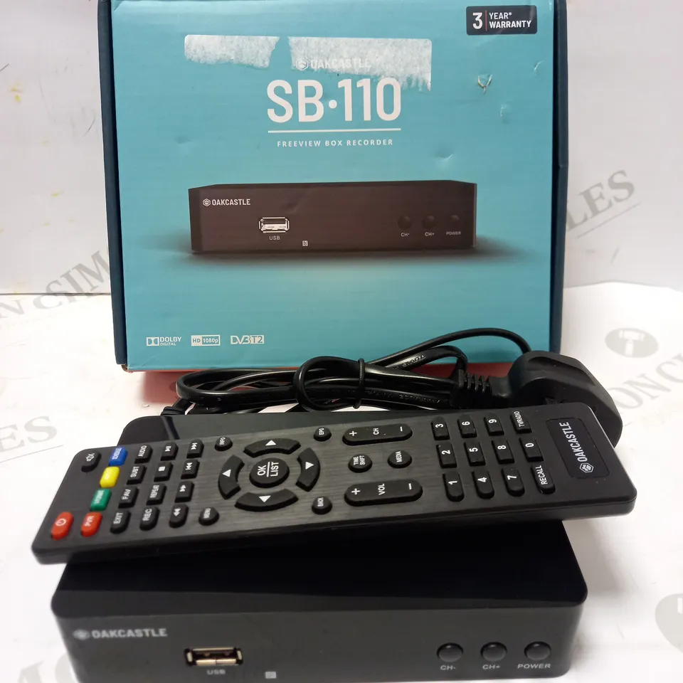 OAKCASTLE SB110 HD FREEVIEW BOX