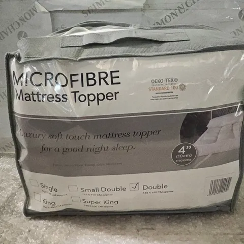 MICROFIBRE MATTRESS TOPPER – DOUBLE 140X190CM