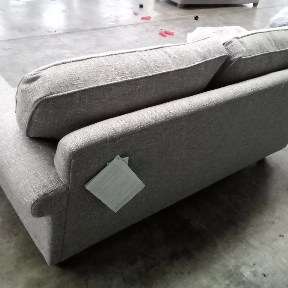 QUALITY THE LOUNGE CO DESIGNER 2 SEATER SOFA - GREY FABRIC