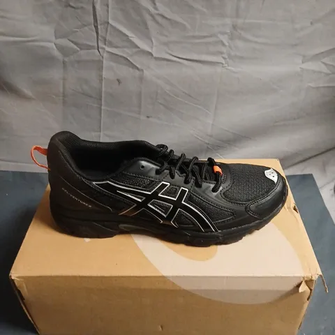 ASICS MEN'S RUNNING SHOES - BLACK SIZE 5
