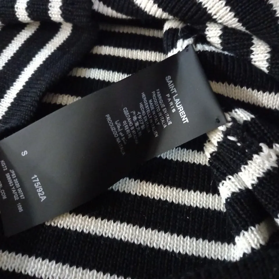 SAINT LAURENT PARIS STRIPED JUMPER - S