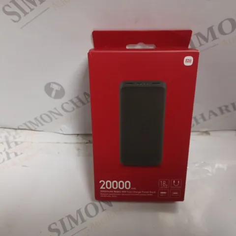 SEALED AND BOXED 20000MAH REDMI 18W FAST CHARGE POWER BANK