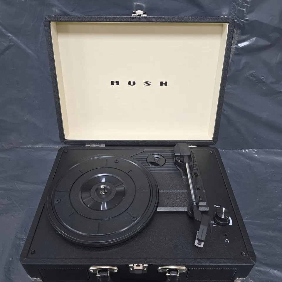 BUSH CLASSIC TURNTABLE IN BLACK