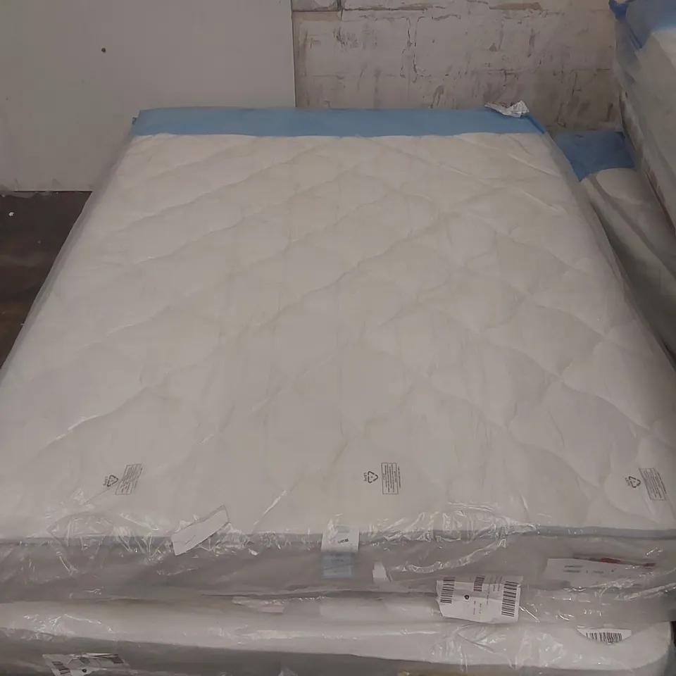 QUALITY BAGGED DESIGNER KING SIZE 150cm AIRSPRUNG LUXURY QUILTED MEDIUM MATTRESS RRP £259