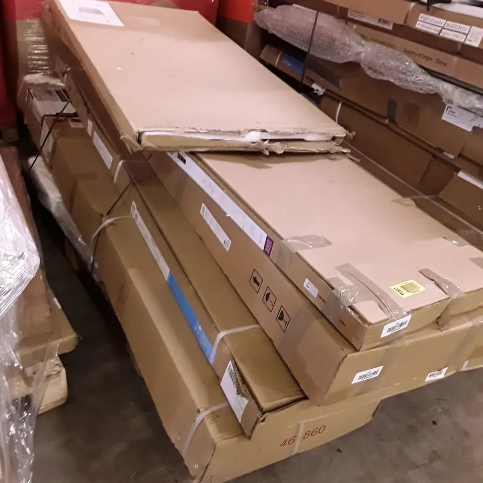 PALLET OF ASSORTED SHOWER PANELS & HEATING PANEL 
