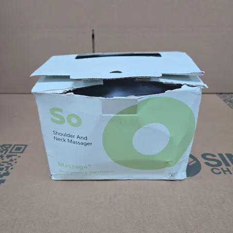 SO SHOULDER AND NECK MASSAGER – BOXED
