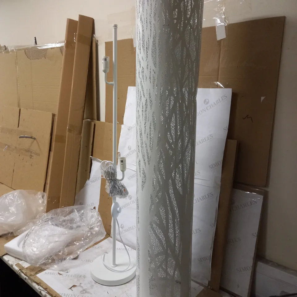 JOHN LEWIS DEVON FLOOR LAMP, WHITE [COLLECTION ONLY]