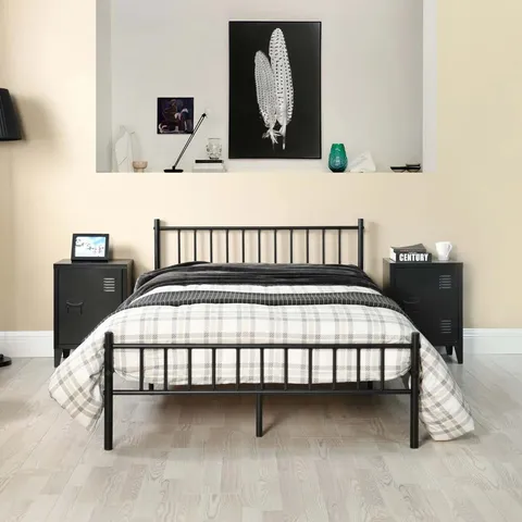 BOXED AURORA - LEIGH SMALL DOUBLE BED FRAME (1 BOX)