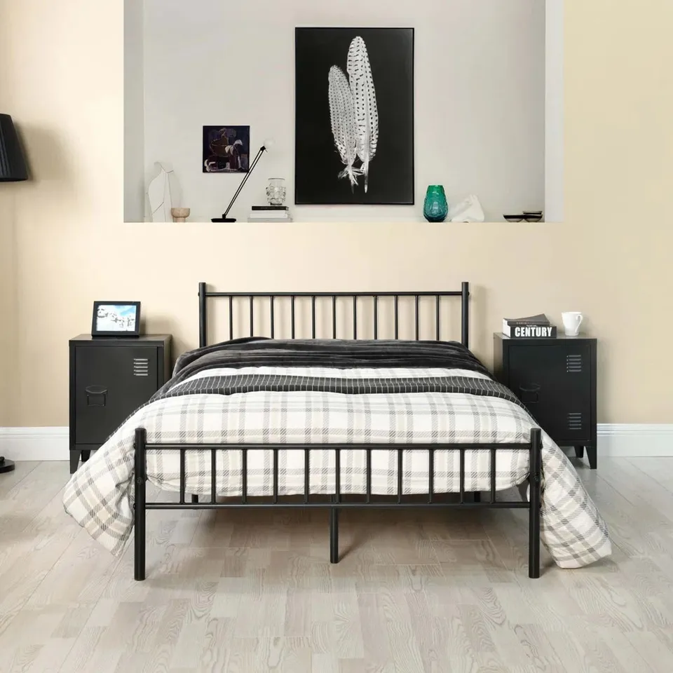 BOXED AURORA - LEIGH SMALL DOUBLE BED FRAME (1 BOX)