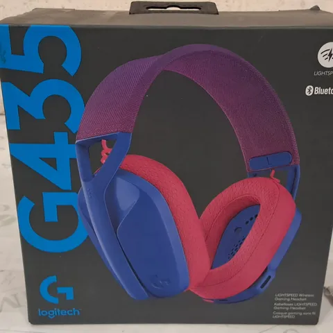 BOXED LOGITECH G435 LIGHTSPEED WIRELESS GAMING HEADSET