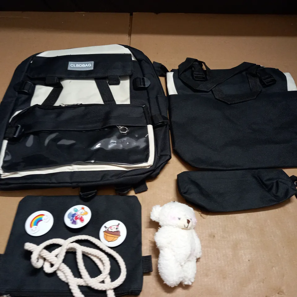 4-PIECE CLBDBAG BACKPACK SET