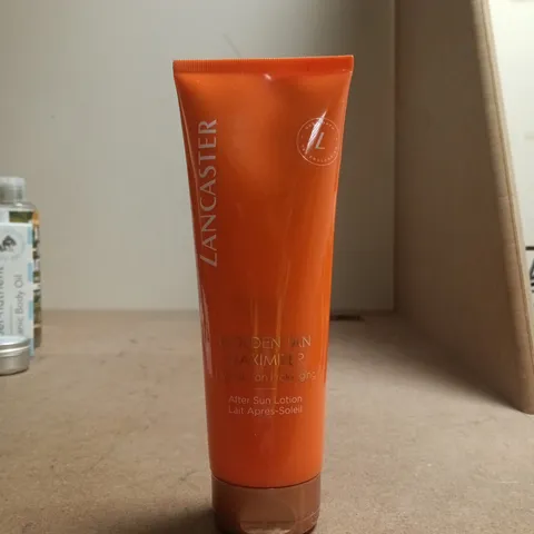 LANCASTER GOLDEN TAN MAXIMIZER AFTER SUN LOTION – ORANGE TUBE