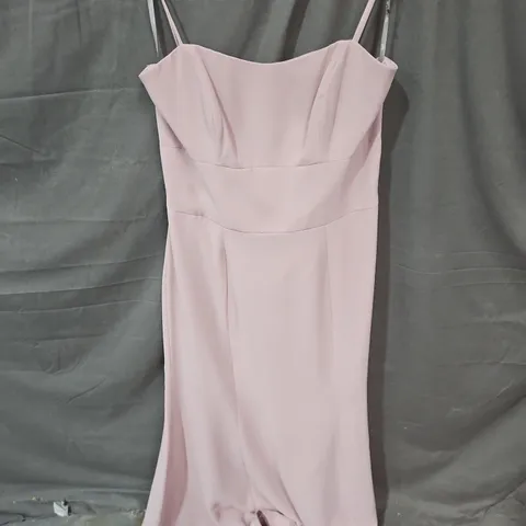 WITOO WOMEN'S PINK SATIN DRESS – SIZE 12 