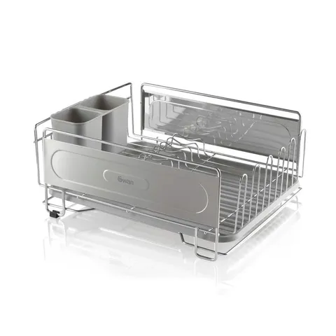 BOXED SWAN SWKA5050N DISH RACK, RUST RESISTANT DISH DRAINER