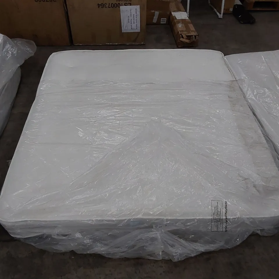 QUALITY BAGGED OPEN COIL SPRING 6FT SUPER KING SIZED MATTRESS