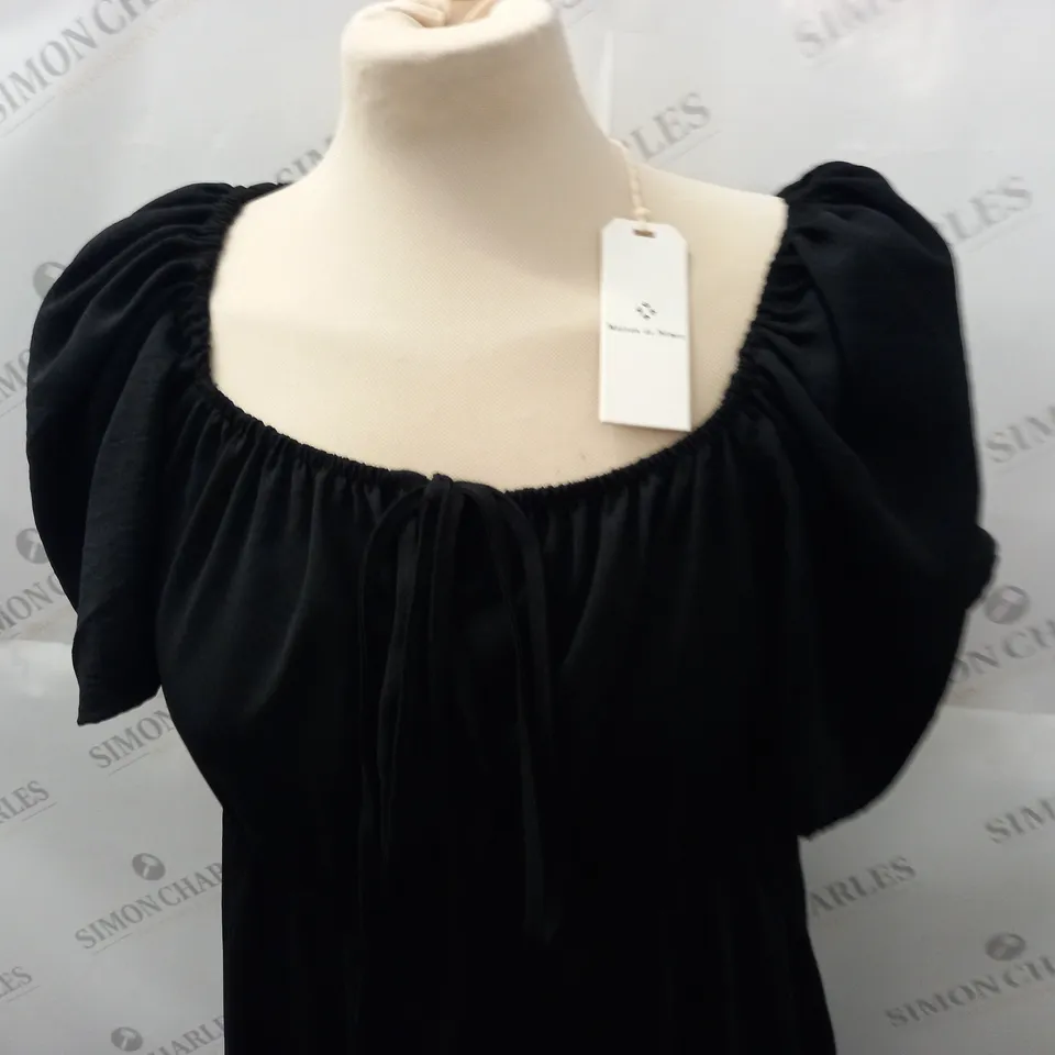 MAISON DE NIMES GYPSEY DRESS IN BLACK - MED