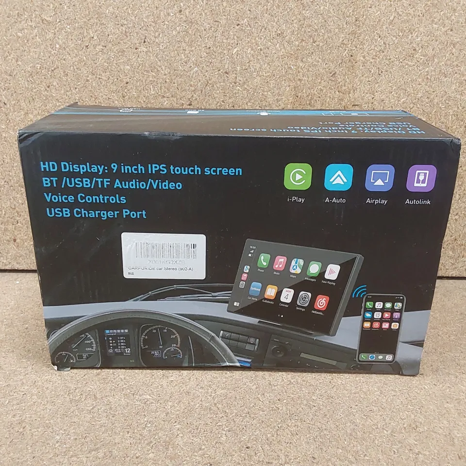 BOXED CARPURIDE HD 9INCH DISPLAY TOUCH SCREEN VIDEO/AUDIO 