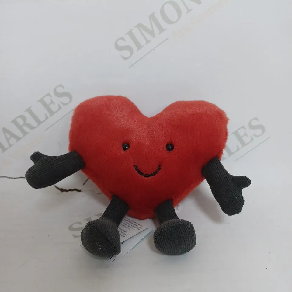 JELLYCAT I AM LITTLE AMUSEABLE RED HEART 
