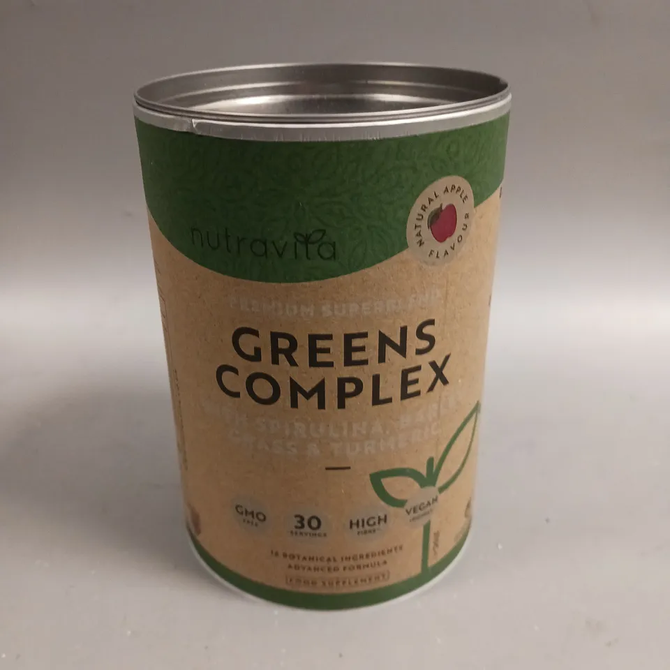 SEALED NUTRAVITA PREMIUM SUPERBLEND GREENS COMPLEX FOOD SUPPLEMENT - 210G 