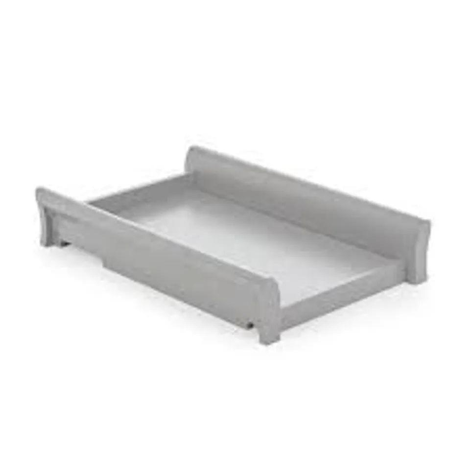 BOXED OBABY COT TOP CHANGER - WARM GREY (1 BOX)