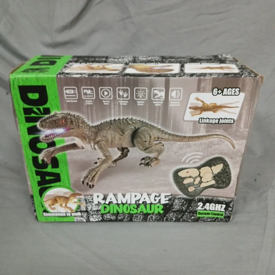 RAMPAGE DINOSAUR REMOTE-CONTROL TOY – BOXED (2.4GHZ)