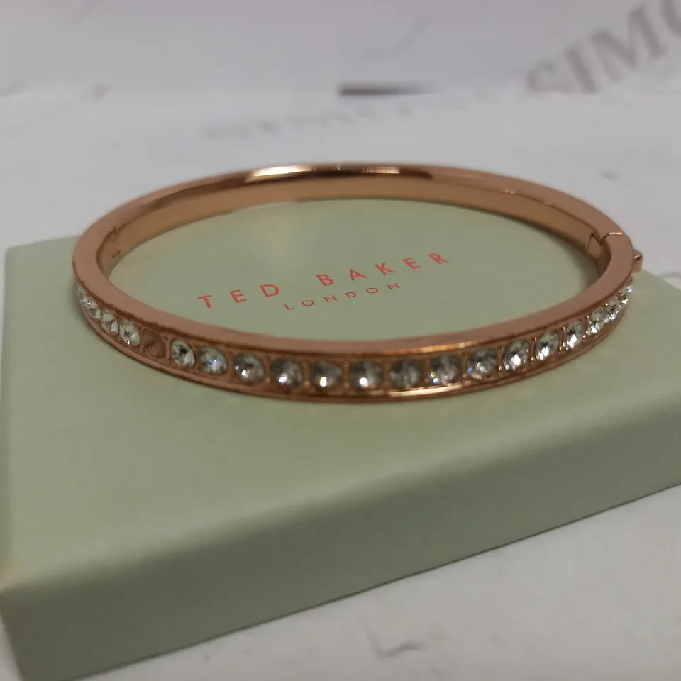 TED BAKER CLEMARA HINGE CRYSTAL BANGLE RRP £55