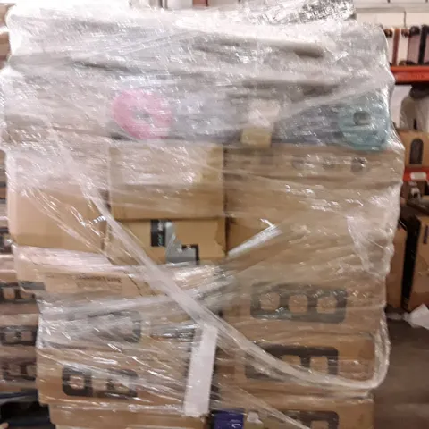PALLET OF ASSORTED HOUSEHOLD GOODS AND PRODUCTS TO INCLUDES:YOGA MATTS,AIR FRYER,SUITCASES,PADDED CAMPING CHAIRS