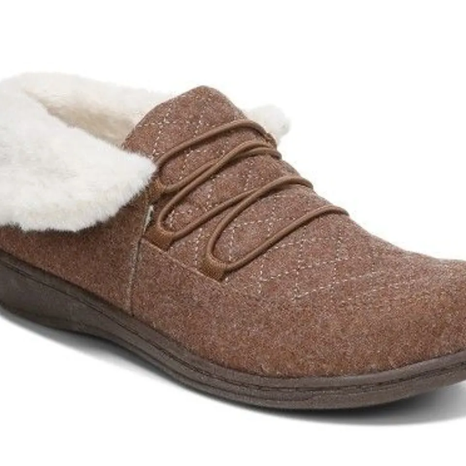 VIONIC BELIEVE SLIPPER TOFFEE SIZE 5