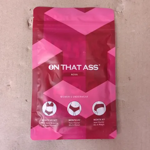 BAGGED ON THAT ASS NOVA HIPSTER WOMEN'S UNDERWEAR SIZE LARGE