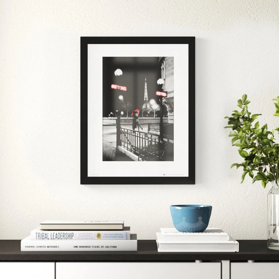 'PARIS METRO' PHOTOGRAPH PRINT ON PAPER