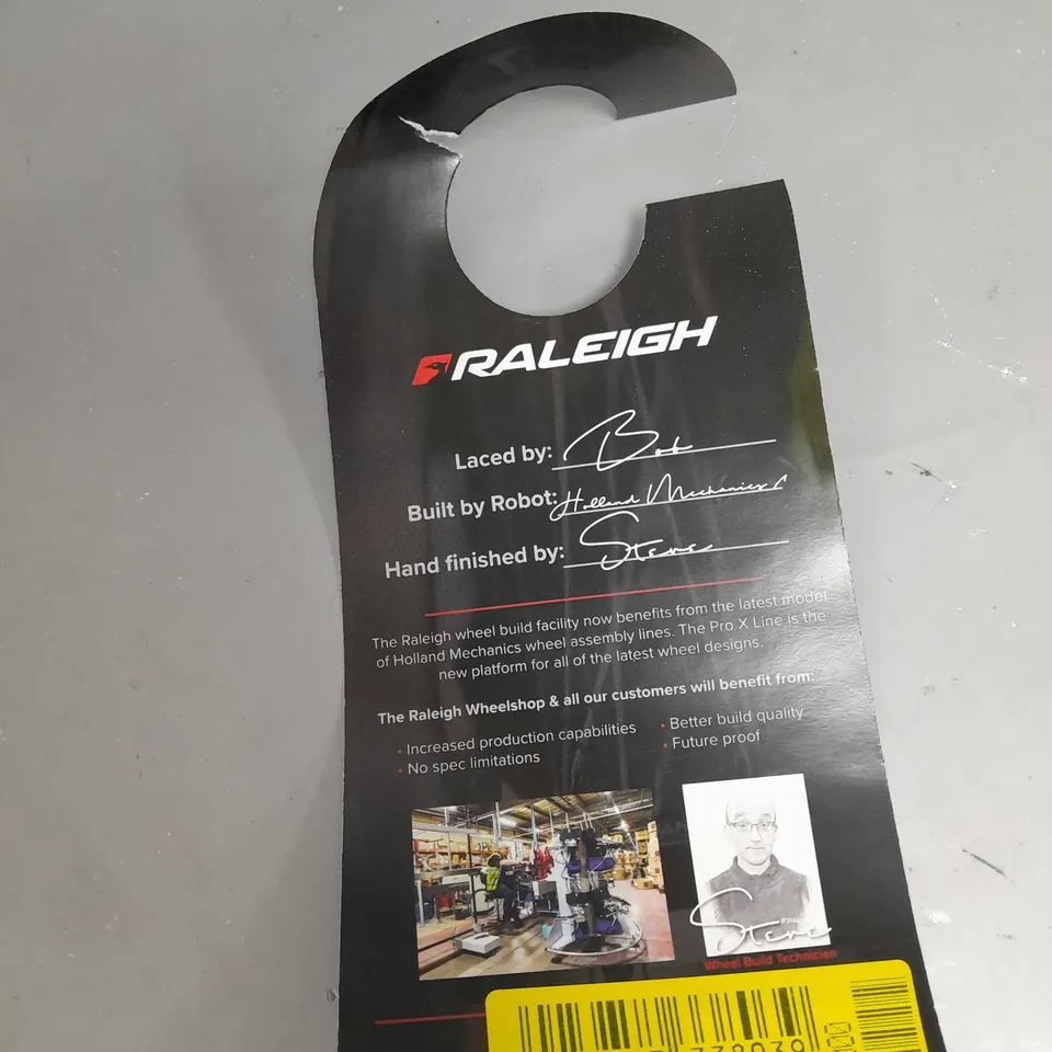 RALEIGH MACH 1 SPOKED CYCLE WHEEL MC21 559.21C ALLOY 6063.277.22.2