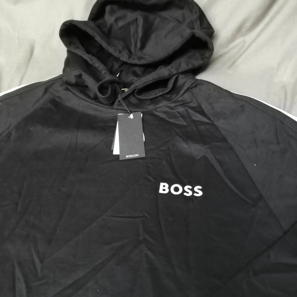 HUGO BOSS HOODIE – BLACK - SIZE M
