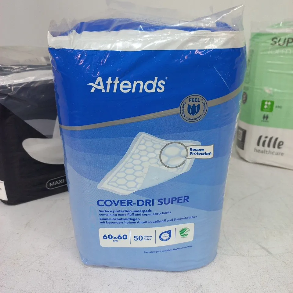LOT OF 3 ASSORTED PACKS OF PROTECTIVE PADS