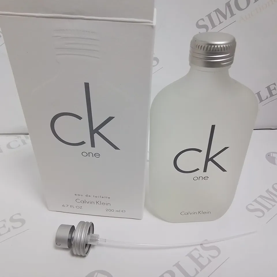 CK ONE 200ML EAU DE TOILETTE RRP £70