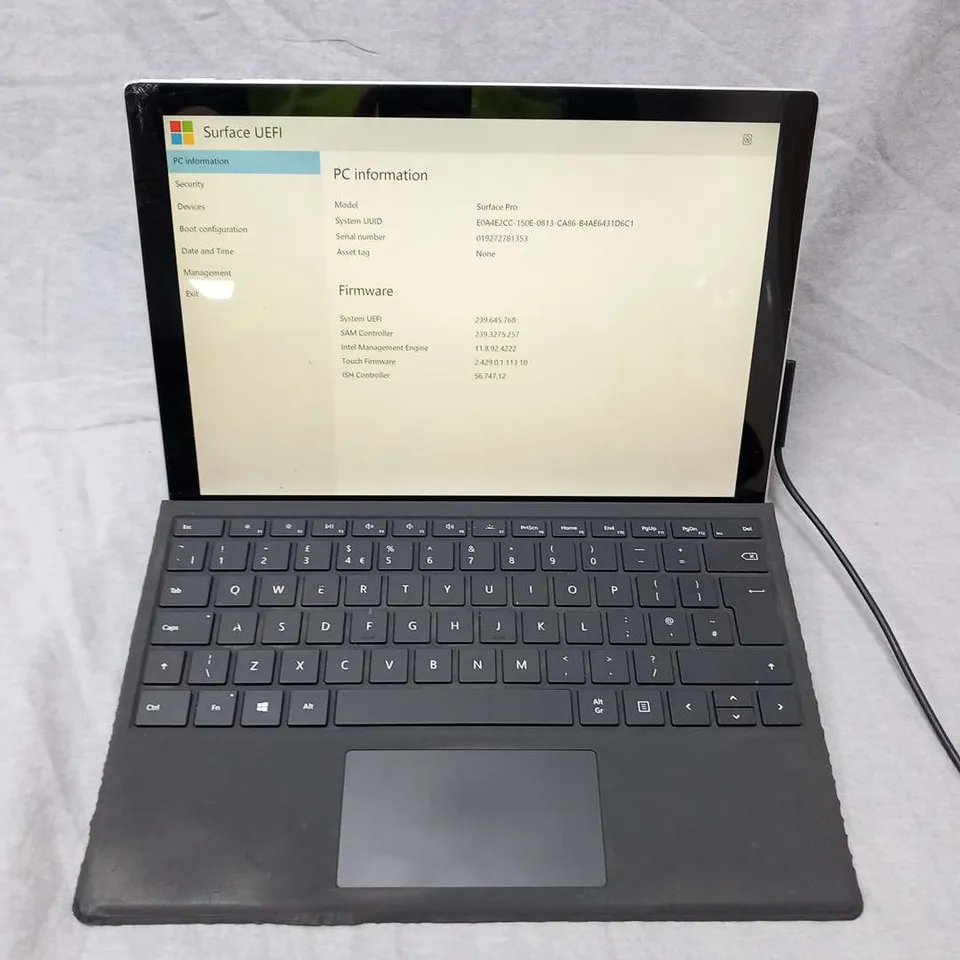 MICROSOFT SURFACE PRO 256GB