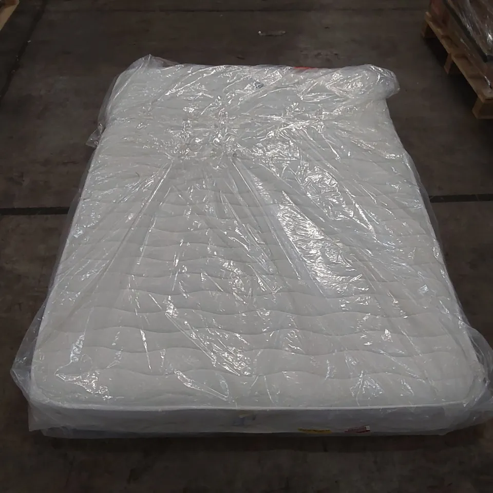 QUALITY BAGGED OVERLY SERENITY HYBRID COIL AND MEMORY FOAM MATTRESS - 135CM DOUBLE