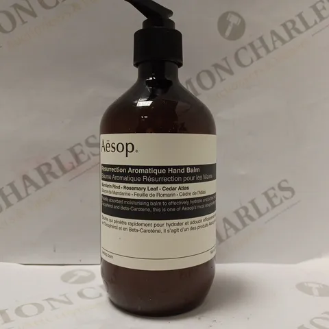 AESOP RESURRECTION AROMATIQUE HAND BALM 500ML
