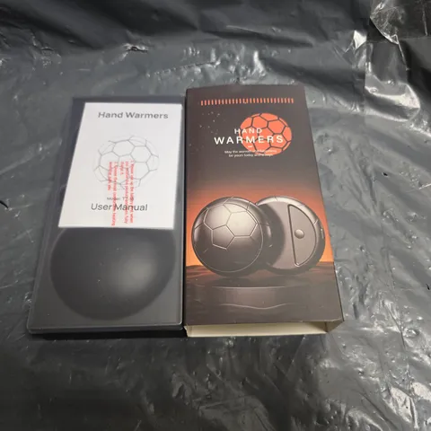 HAND WARMERS – SOCCER BALL DESIGN, RECHARGEABLE HAND WARMER KIT (BOXED)