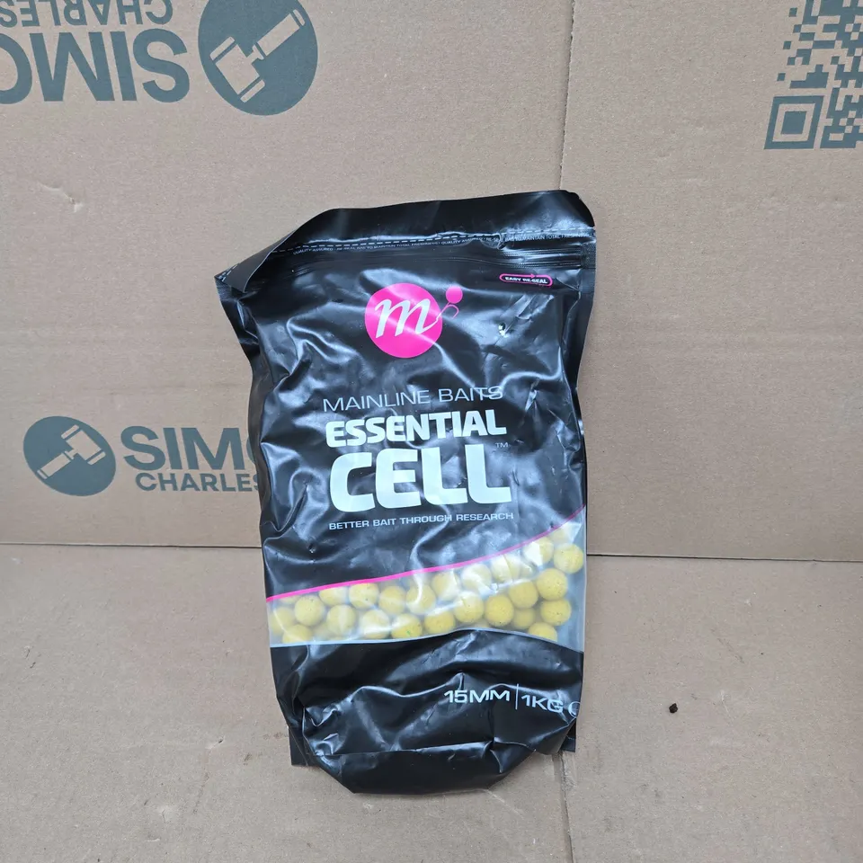 MAINLINE BAITS ESSENTIAL CELL 15MM 1KG FISHING BAITS