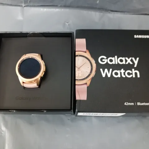 BOXED SAMSUNG GALAXY WATCH 42MM ROSE GOLD 